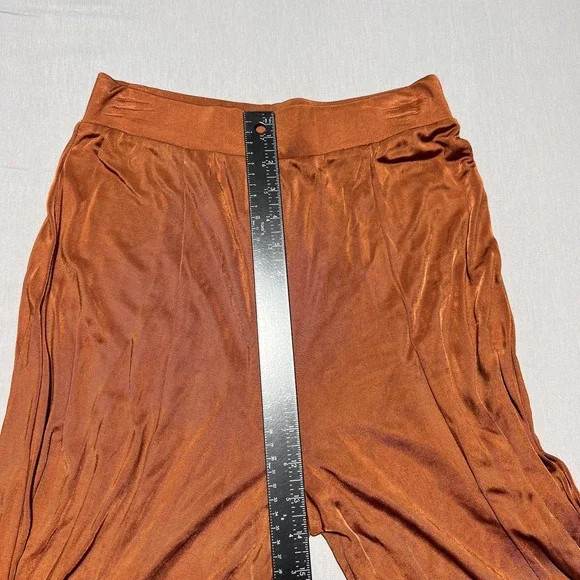 Maeve by‎ Anthropologie Shiloh Wide Leg Palazzo Pants Womens XS Rust Orange - Picture 12 of 15